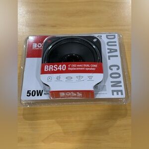 BOSS BRS40 4" Dual Cone Replacement Speaker brand new sealed.